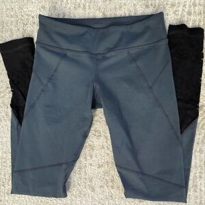 Dark Gray and Black Leggings